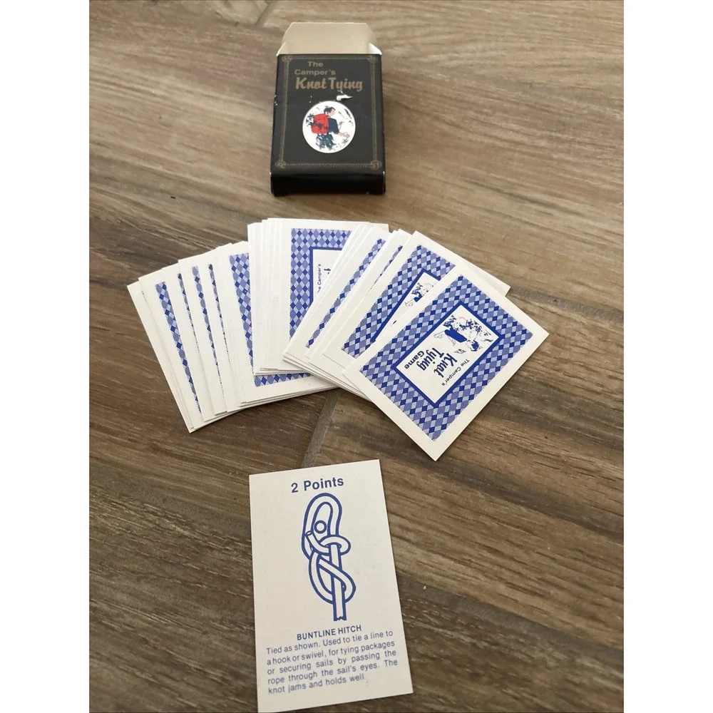 The Camper's Knot Tying‎ Card Deck